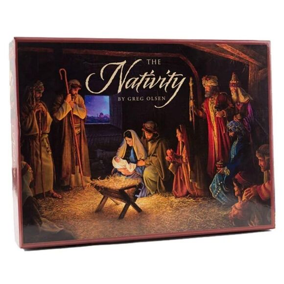 Galison The Nativity by Greg Olsen 1000 pc Jigsaw Puzzle NEW - Picture 1 of 8